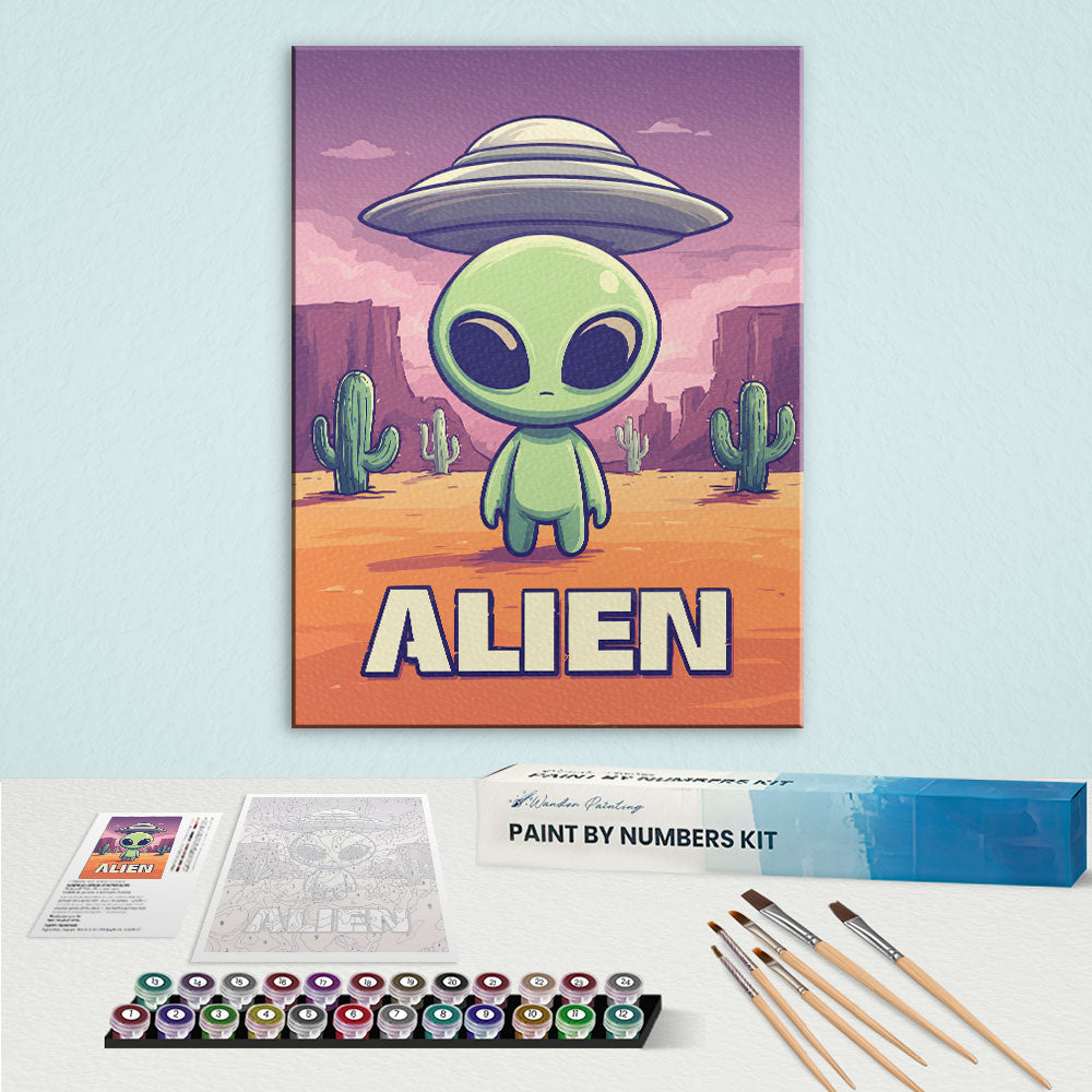 Alien Crop - American Legends | Paint by Numbers Kit