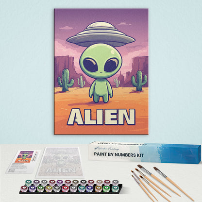 Alien Crop - American Legends | Paint by Numbers Kit