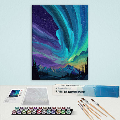 Aurora Burst | Paint by Numbers Kit