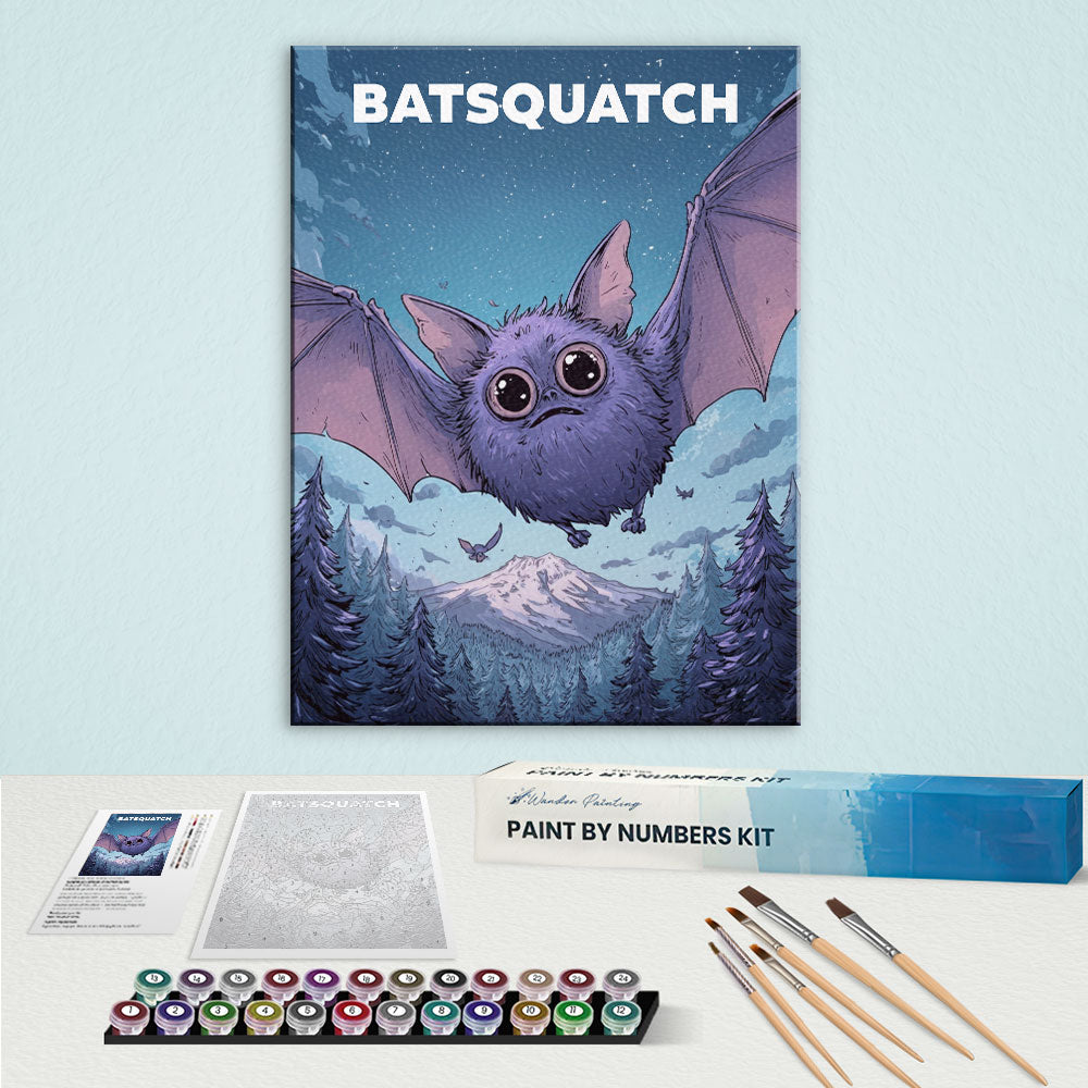 Batsquatch - American Legends | Paint by Numbers Kit