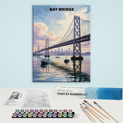 Bay Bridge, USA | Paint by Numbers Kit