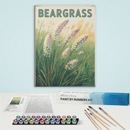 Beargrass - US Wildflowers | Paint by Numbers Kit