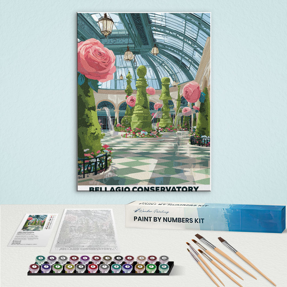 Bellagio Conservatory | Paint by Numbers Kit