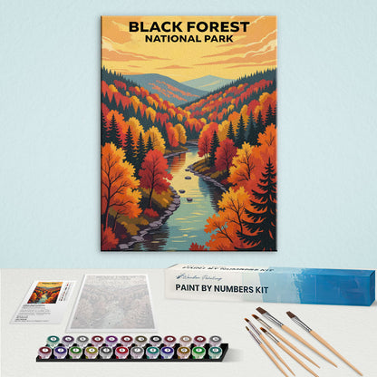 Black Forest - German National Park | Paint by Numbers Kit