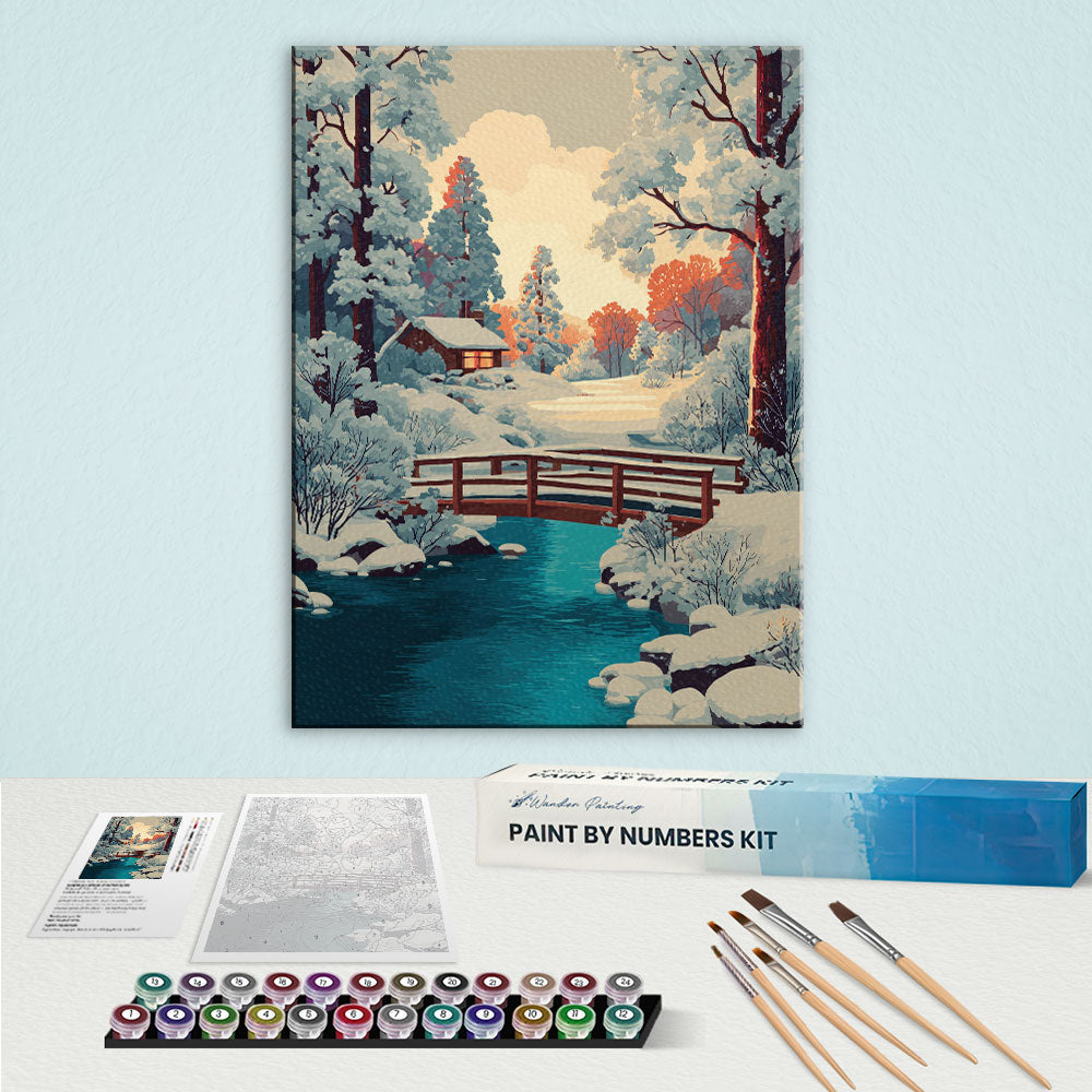 Bridge Crossing | Paint by Numbers Kit