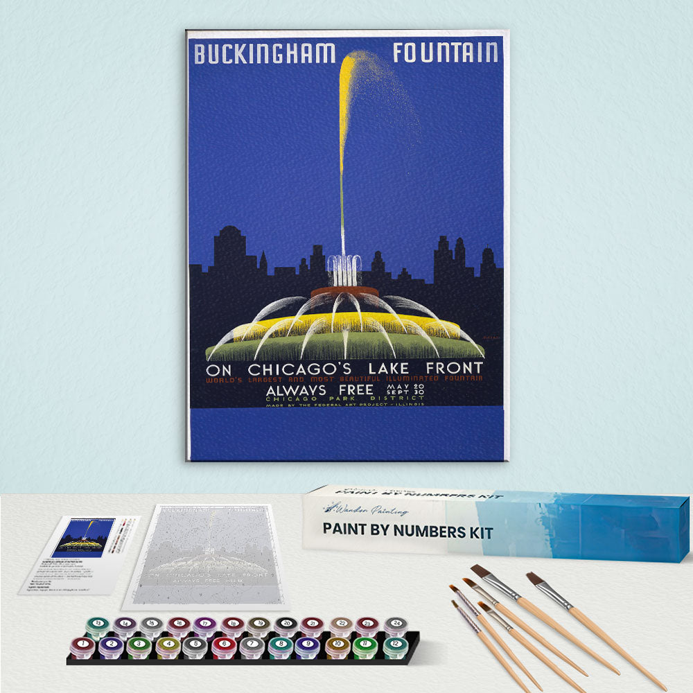 Buckingham Fountain - US Poster