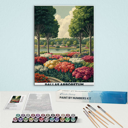 Dallas Arboretum | Paint by Numbers Kit