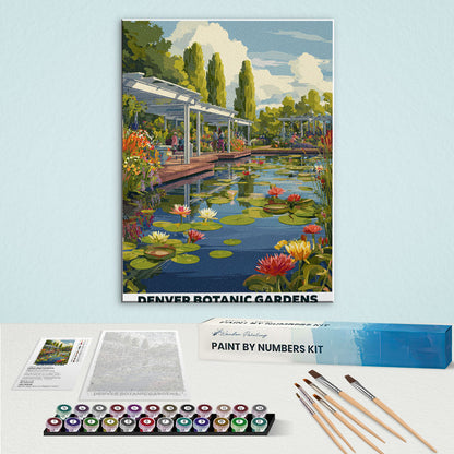 Denver Botanic Gardens | Paint by Numbers Kit