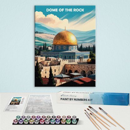 Dome of the Rock, Jerusalem - World Heritage | Paint by Numbers Kit