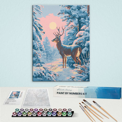 Forest Stag | Paint by Numbers Kit