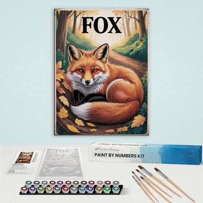 Fox - National Park Wildlife | Paint by Numbers Kit