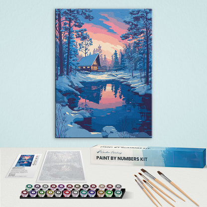 Frozen Stream | Paint by Numbers Kit