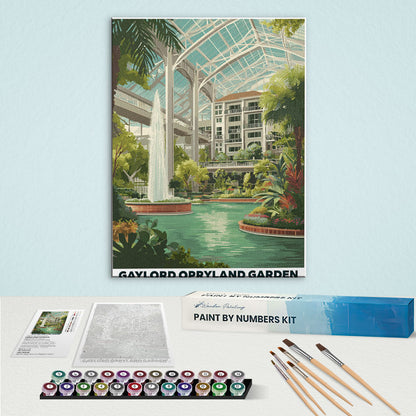 Gaylord Opryland Garden | Paint by Numbers Kit