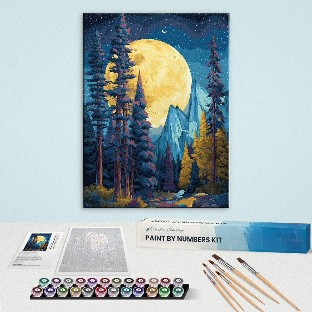 Golden Moon | Paint by Numbers Kit