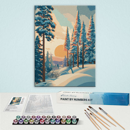 Golden Winter | Paint by Numbers Kit