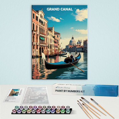 Grand Canal, Italy - World Heritage | Paint by Numbers Kit