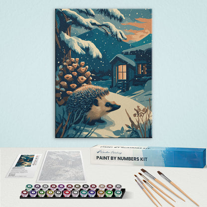 Hedgehog Hideaway | Paint by Numbers Kit