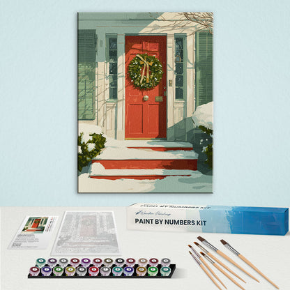Holiday Welcome | Paint by Numbers Kit