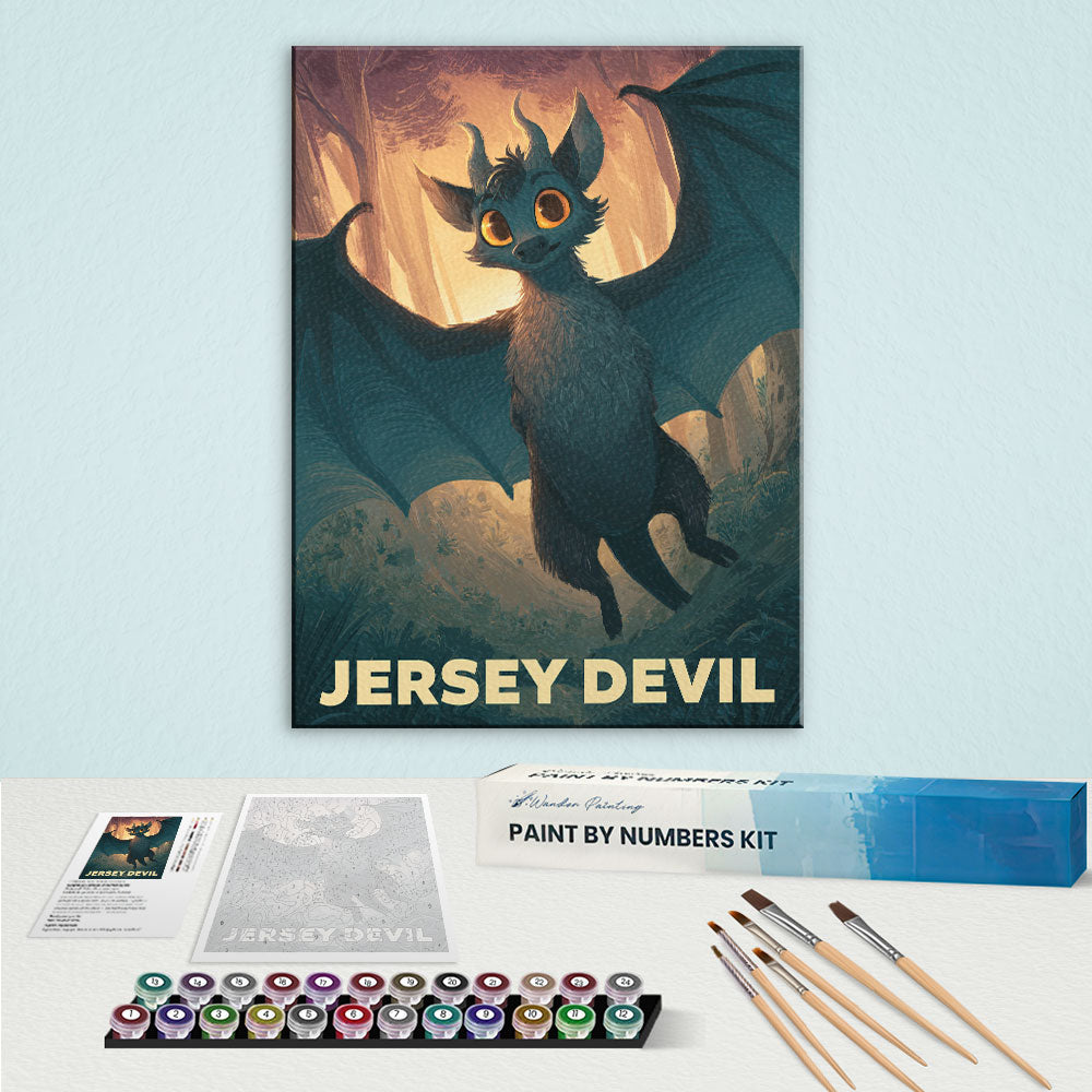 Jersey Devil - American Legends | Paint by Numbers Kit
