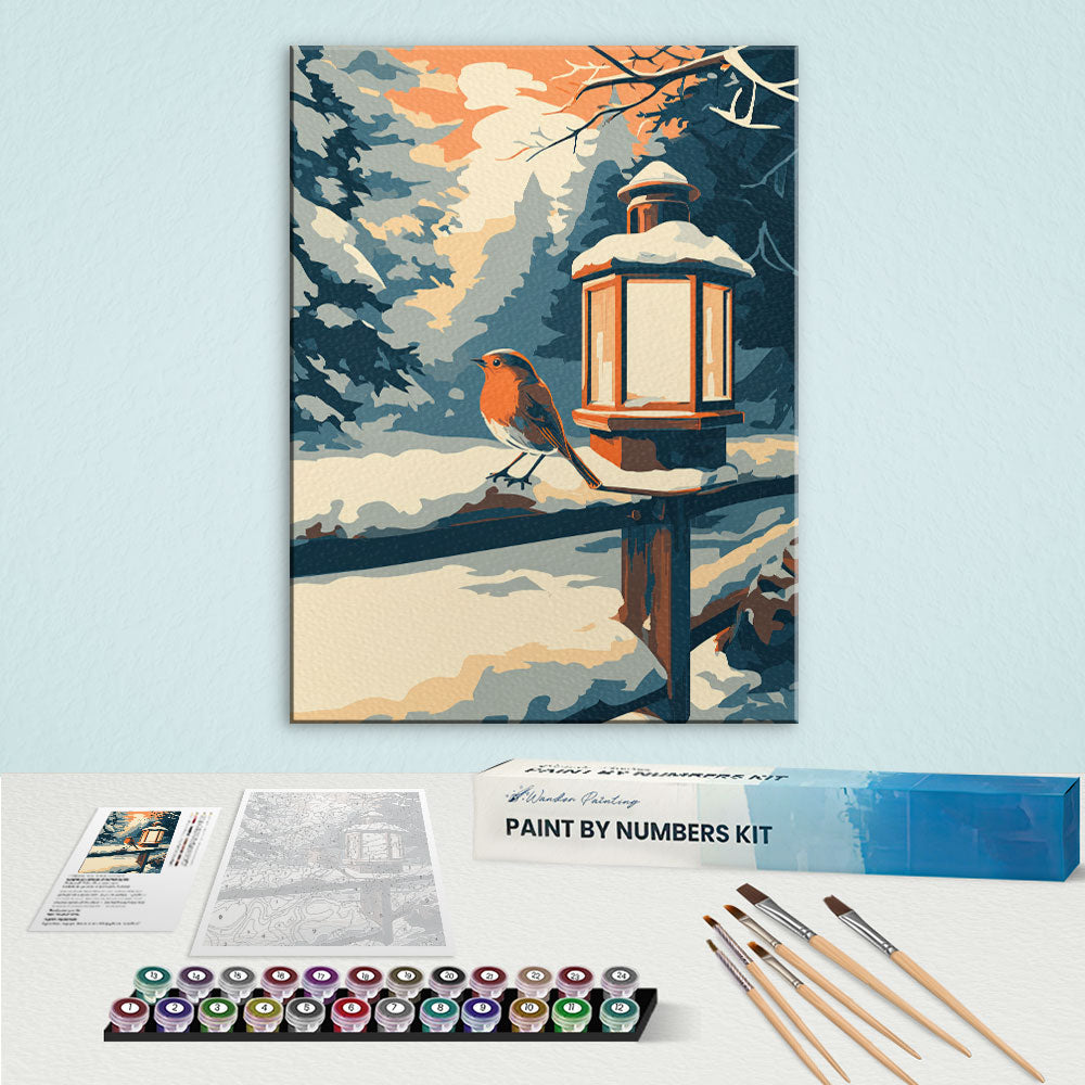 Lantern Bird | Paint by Numbers Kit