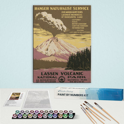 Lassen Volcanic National Park, Ranger Naturalist Service - US Poster