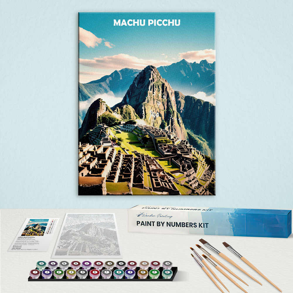 Machu Picchu, Peru - World Heritage | Paint by Numbers Kit