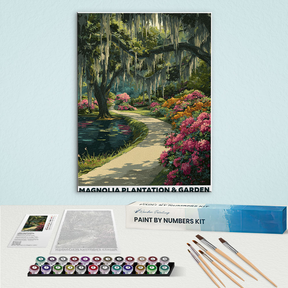 Magnolia Plantation & Garden | Paint by Numbers Kit