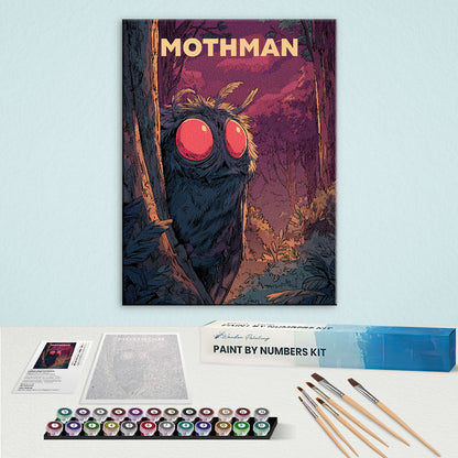 Mothman - American Legends | Paint by Numbers Kit
