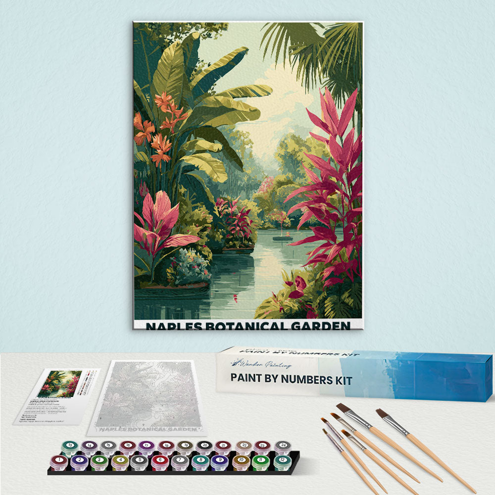 Naples Botanical Garden | Paint by Numbers Kit