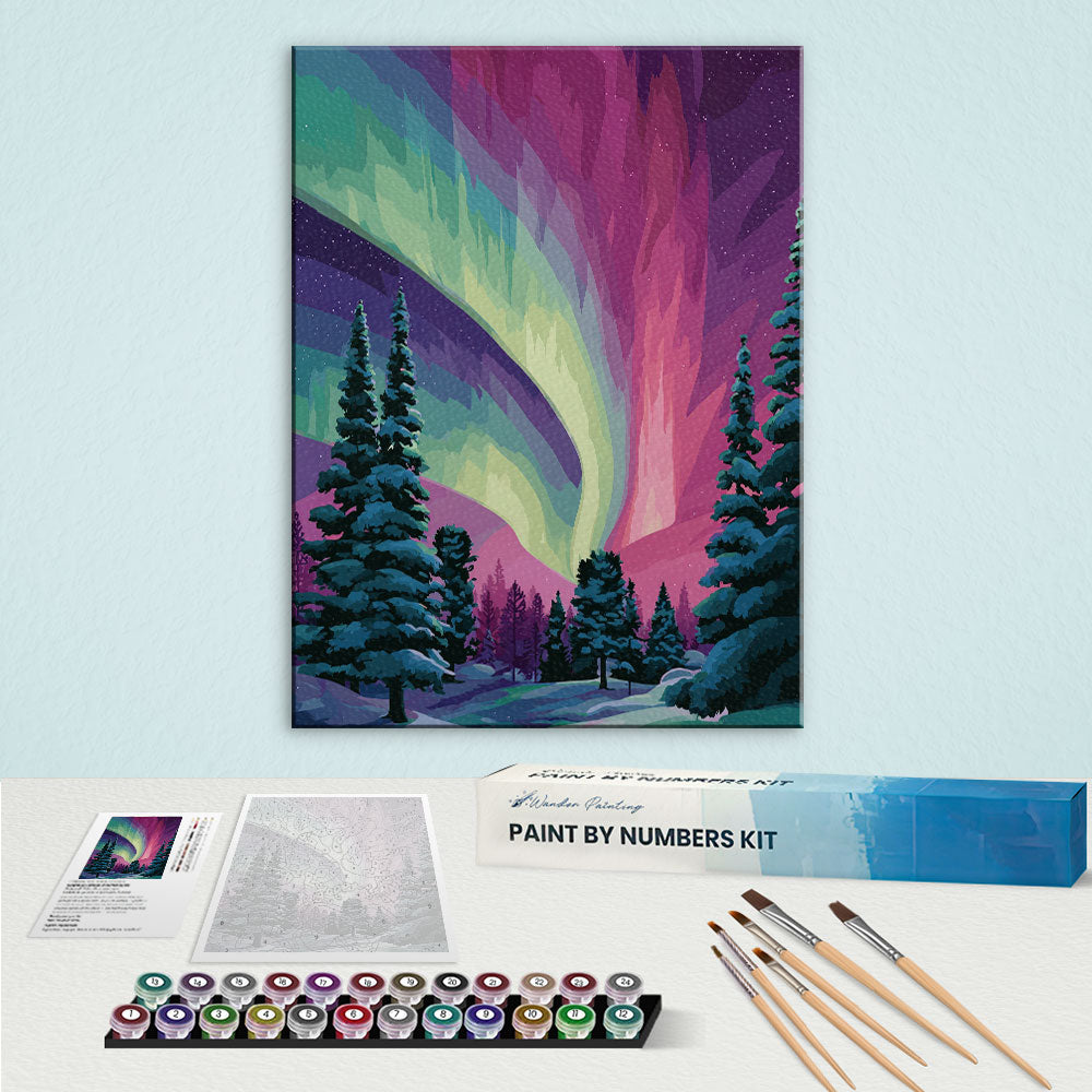 Northern Radiance | Paint by Numbers Kit