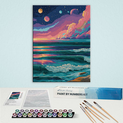 Ocean Sunset | Paint by Numbers Kit