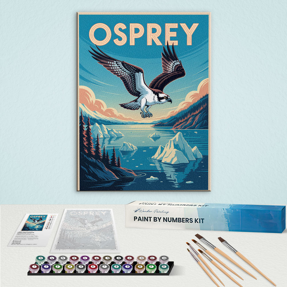 Osprey - National Park Wildlife | Paint by Numbers Kit
