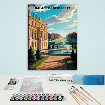 Palace of Versailles, France - World Heritage | Paint by Numbers Kit