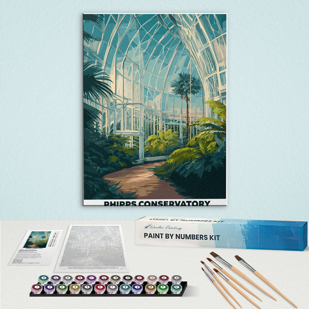 Phipps Conservatory | Paint by Numbers Kit