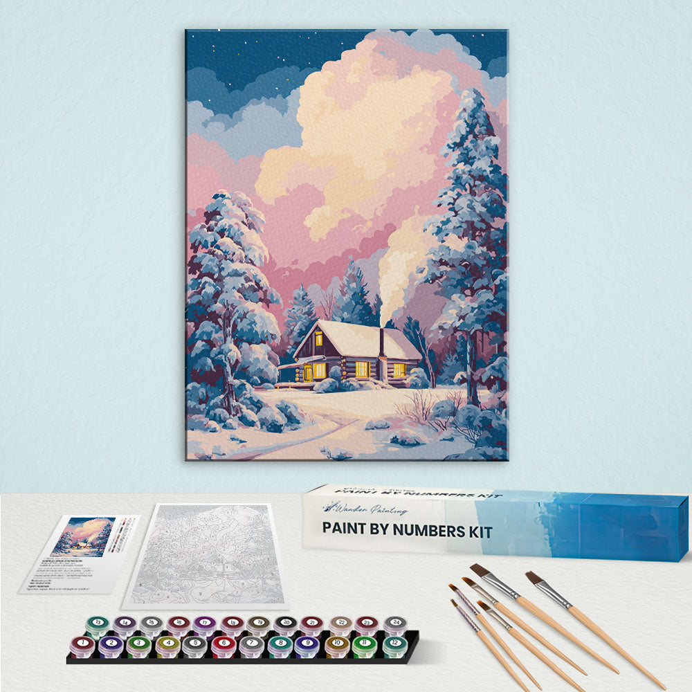 Pink Sky | Paint by Numbers Kit