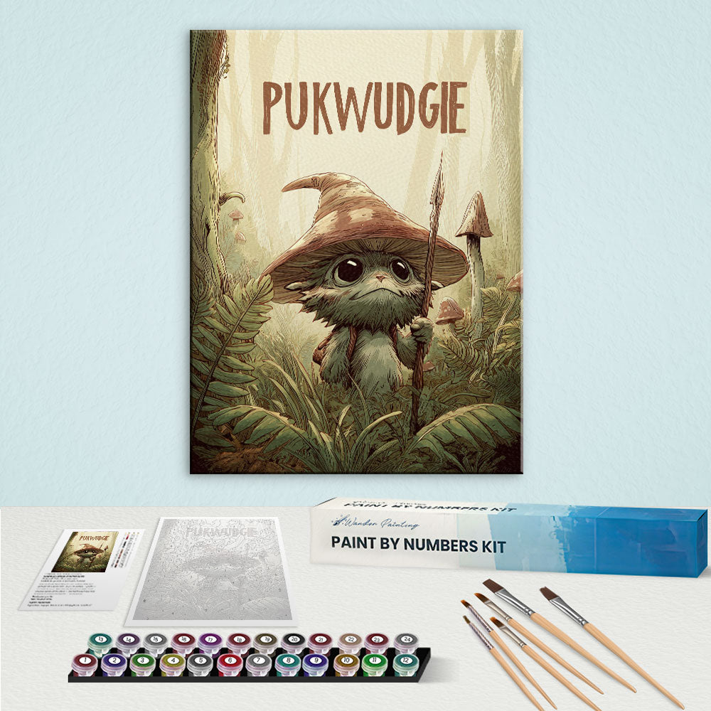 Pukwudgie - American Legends | Paint by Numbers Kit