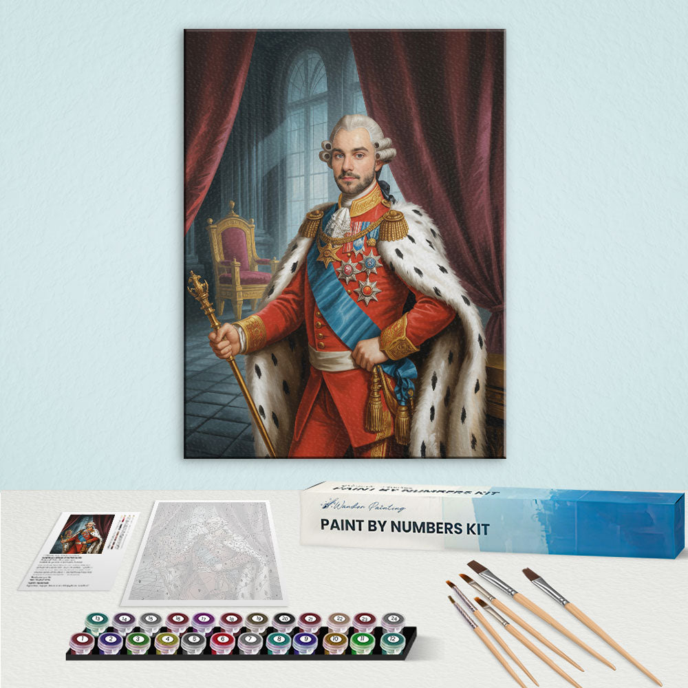 The Royal King|Custom Paint by Numbers Kit