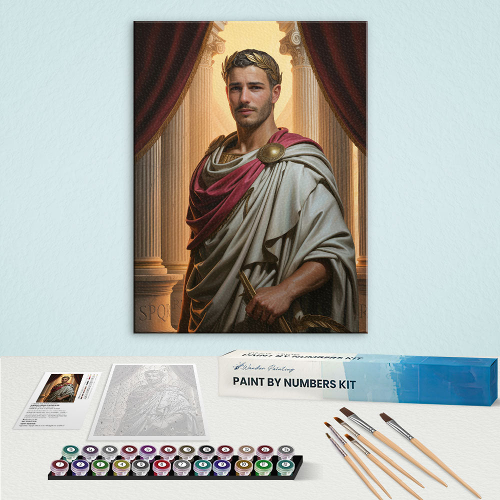 The Roman Imperator|Custom Paint by Numbers Kit