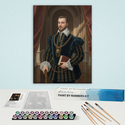 The Aristocrat|Custom Paint by Numbers Kit