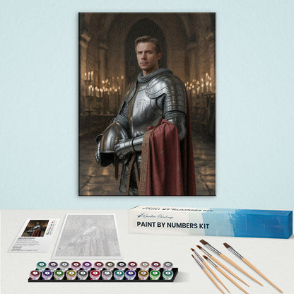 Knight in Armor|Custom Paint by Numbers Kit