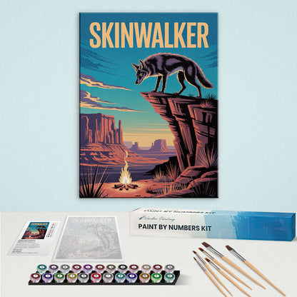 Skinwalker Shifter - American Legends | Paint by Numbers Kit