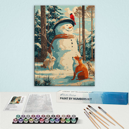 Snow Play | Paint by Numbers Kit