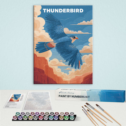 Thunderbird - American Legends | Paint by Numbers Kit