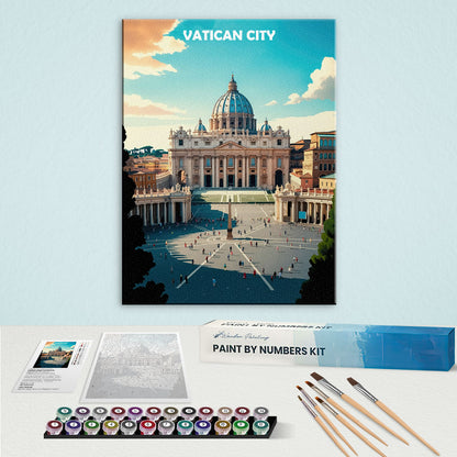 Vatican City - World Heritage | Paint by Numbers Kit