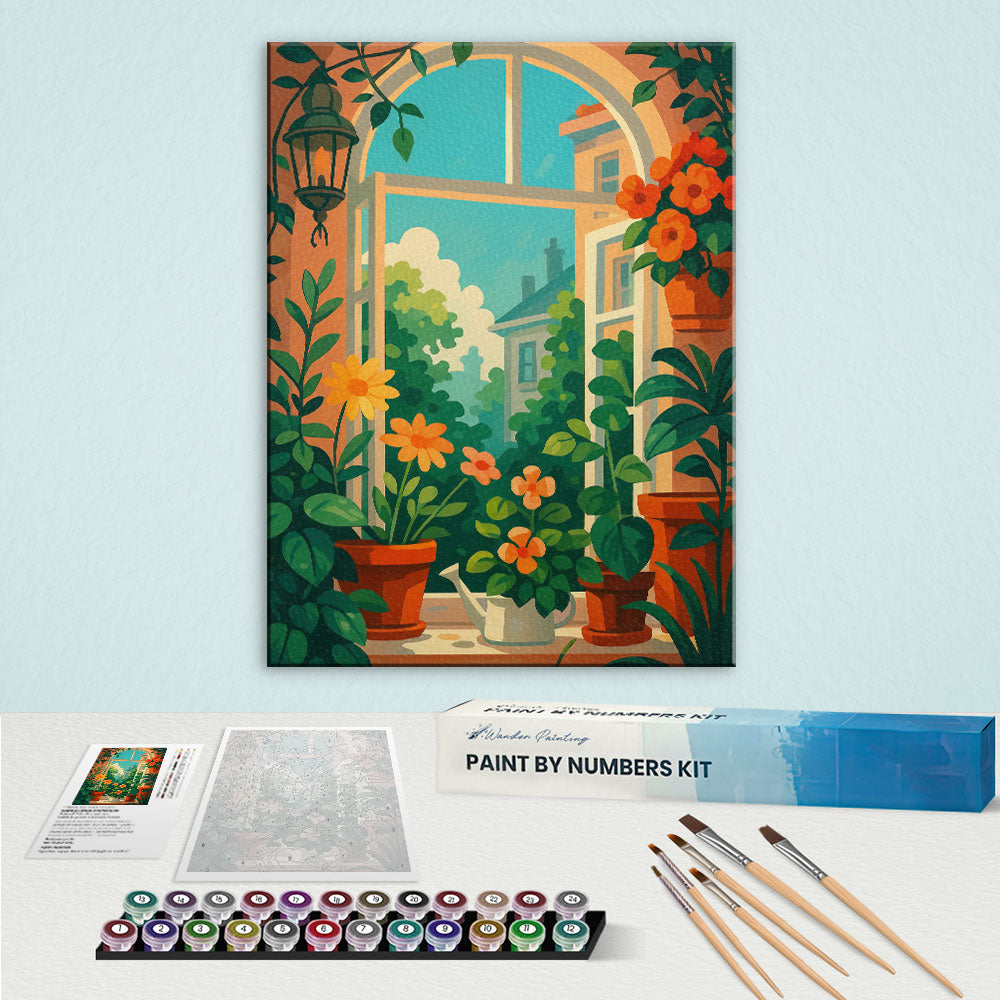 Window Garden | Paint by Numbers Kit