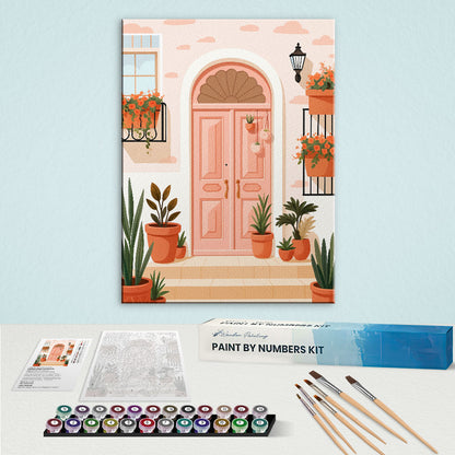 Pink Doorway | Paint by Numbers Kit