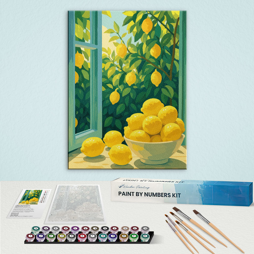 Lemon Window | Paint by Numbers Kit