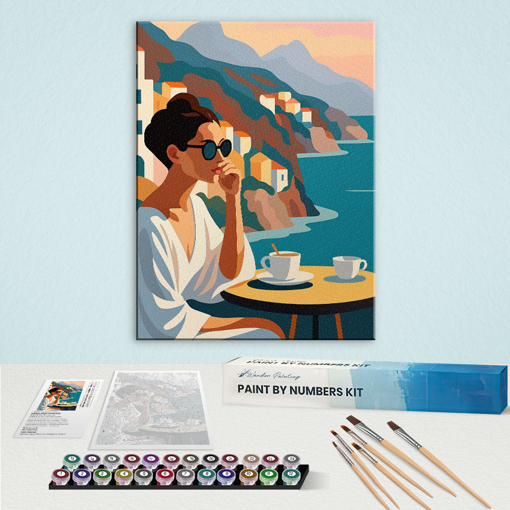 Coastal Cafe | Paint by Numbers Kit