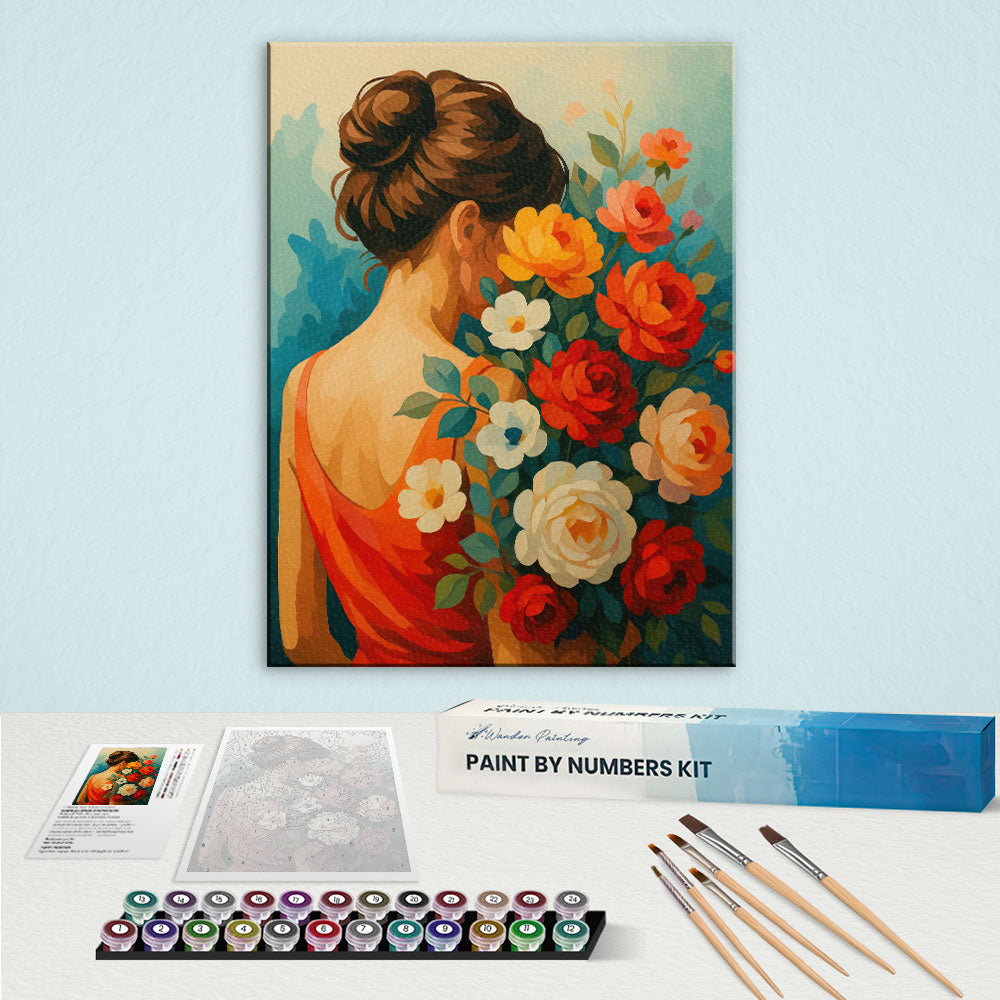 Flower Embrace | Paint by Numbers Kit