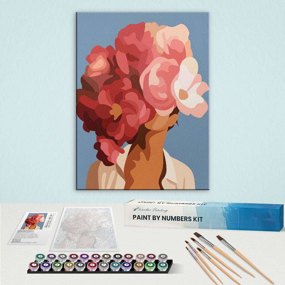 Floral Profile | Paint by Numbers Kit